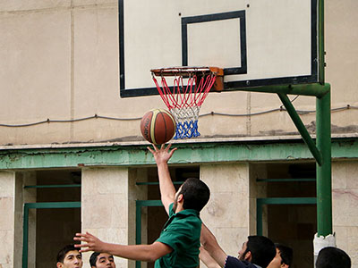 تصاویر مسابقات بسکتبال مدرسه (95-96)