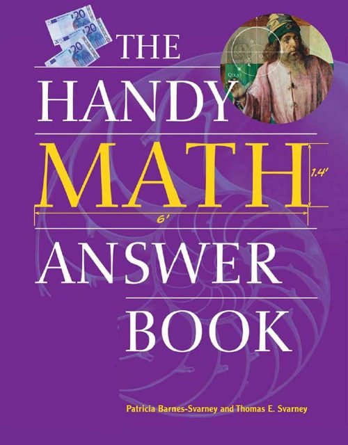 20 - The Handy Math Answer Book-cover