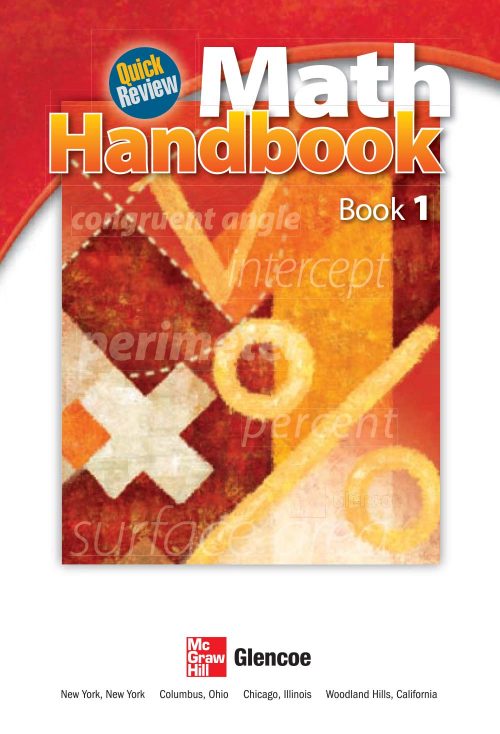 23 - Maths Handbook-cover
