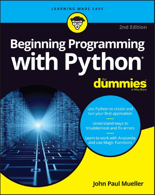 10 - Beginning Programming with Python For Dummies 2ndEdition-cover
