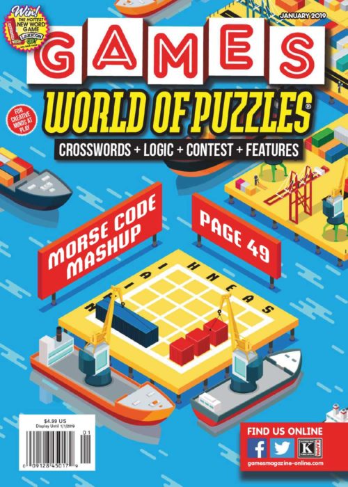 89 - Games World of Puzzles - January 2019-cover